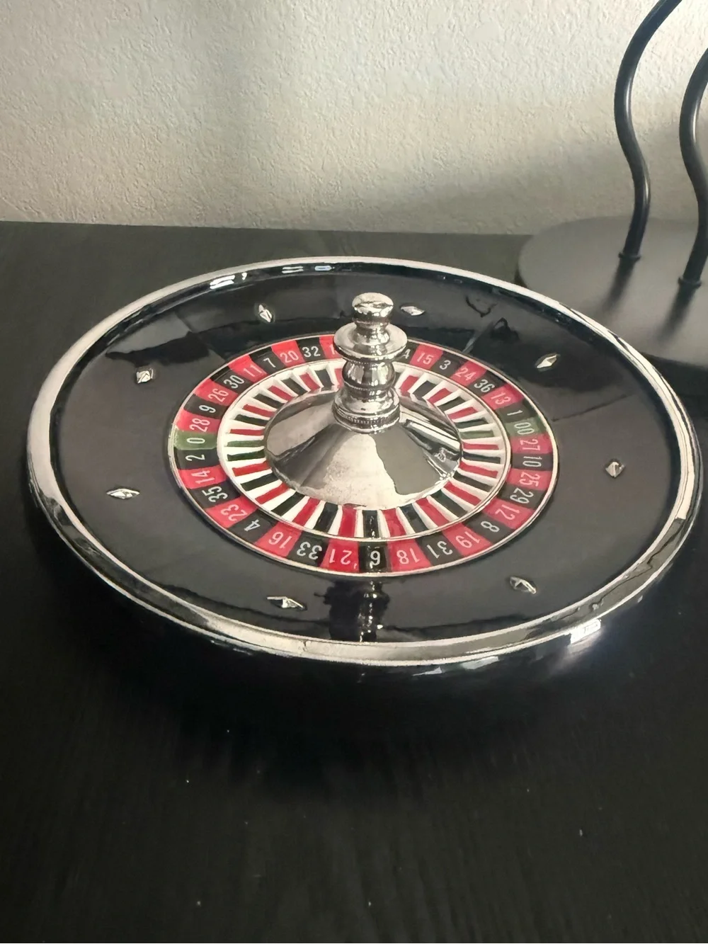 Christopher Radko Viva Las Vegas Roulette Serving Tray Platter